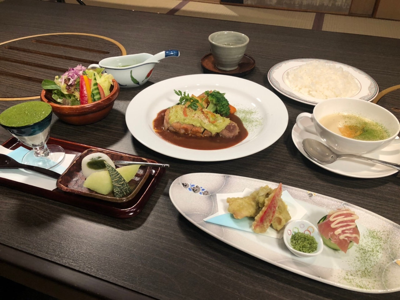 かごしま茶を使ったランチ