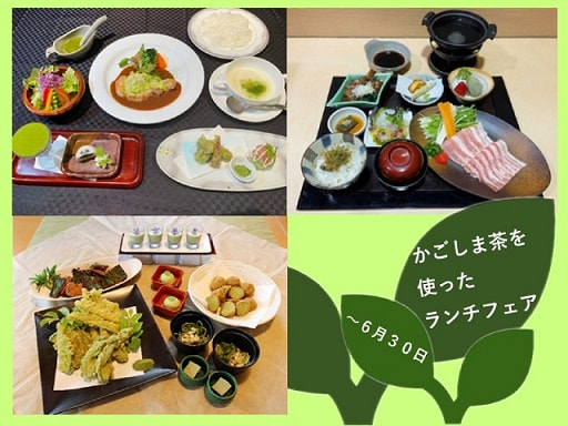 華蓮鹿児島店・Ｚｉｎｏ・農家レストランたわわ「かごしま茶を使ったランチフェア」開催中！