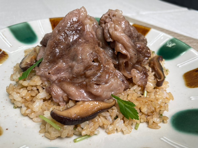 鹿児島黒牛を使った料理