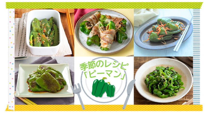 【季節のレシピ】“ピーマン”を味わおう！
