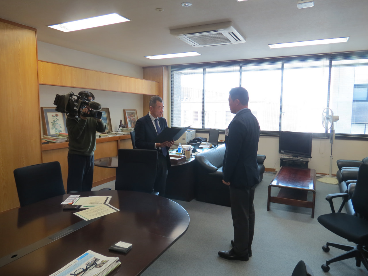 フラッグシップ輸出産地の授与式開催