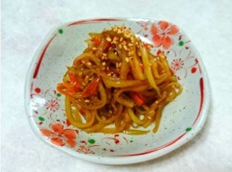 スナップえんどうの塩ゆでマヨしょうゆ
