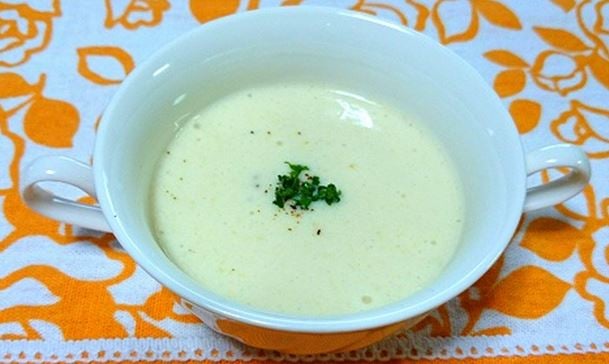 青パパイアの冷製スープ